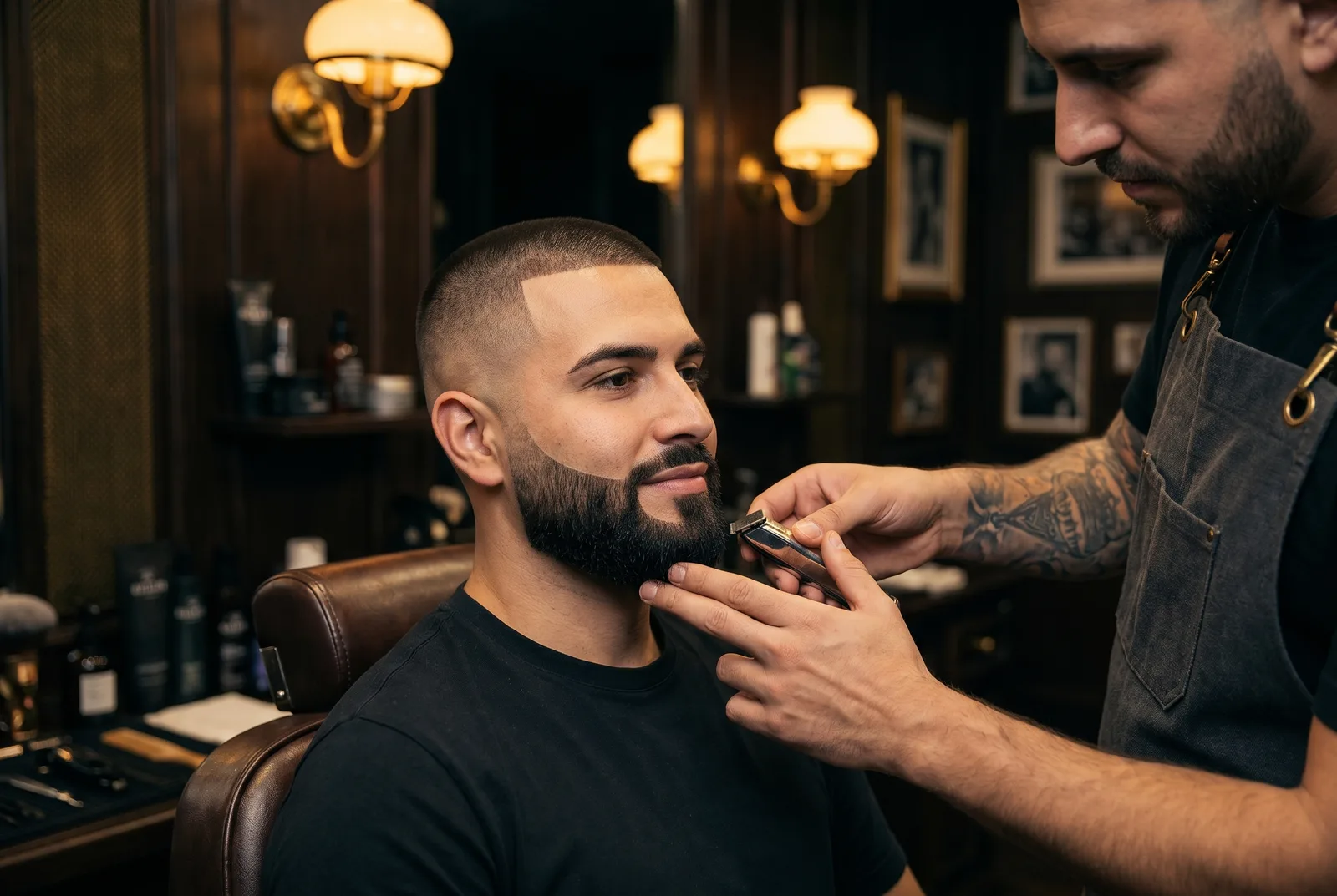 Skin Fade & Beard Trim Shape Up